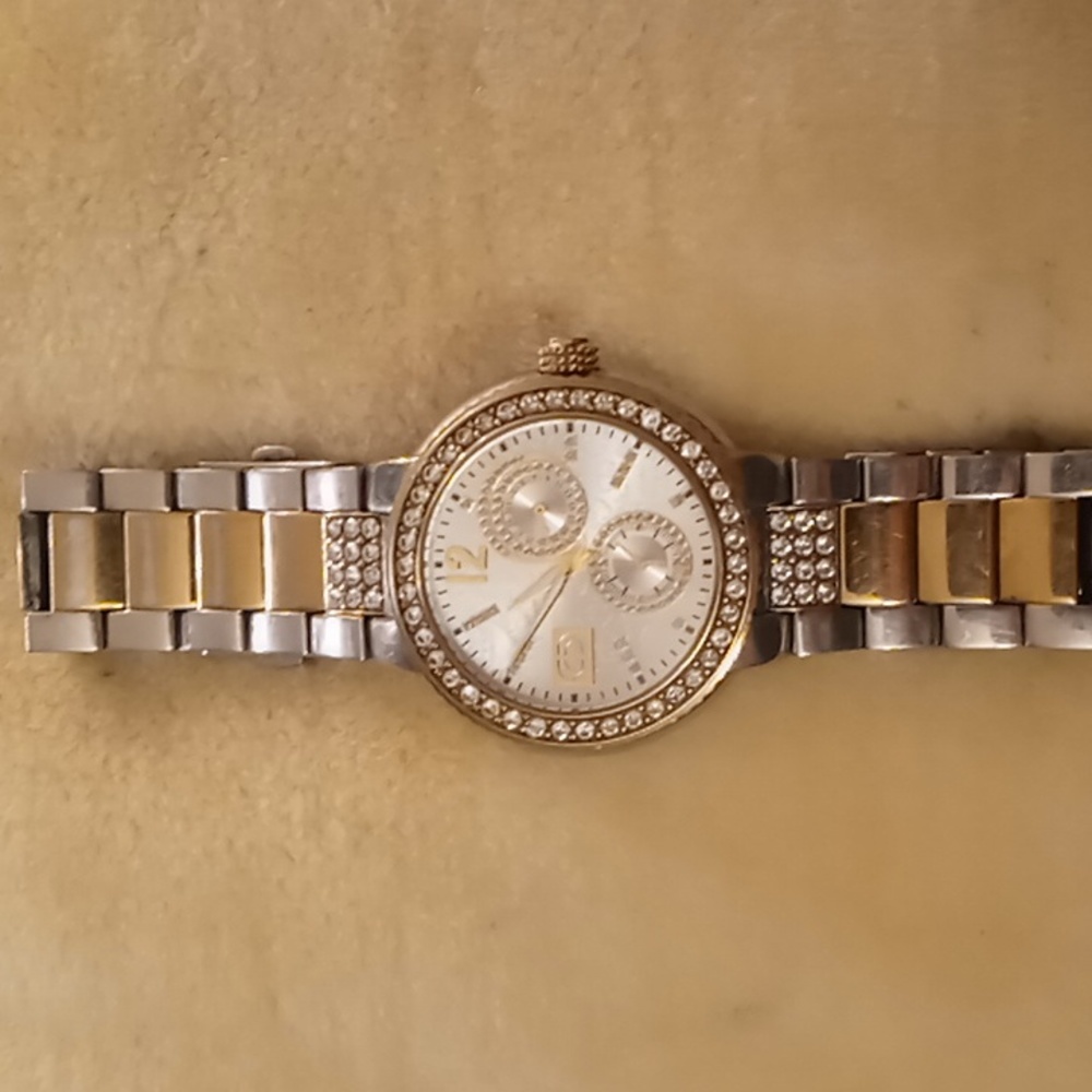 MARC ECKO MEN'S "THE COOL" WATCH E15075G3 two toned Stainless Steel